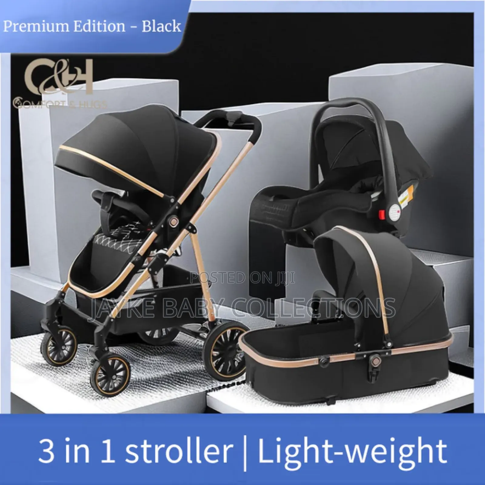 3in1 Stroller + Car Seat | Newborn to Toddler