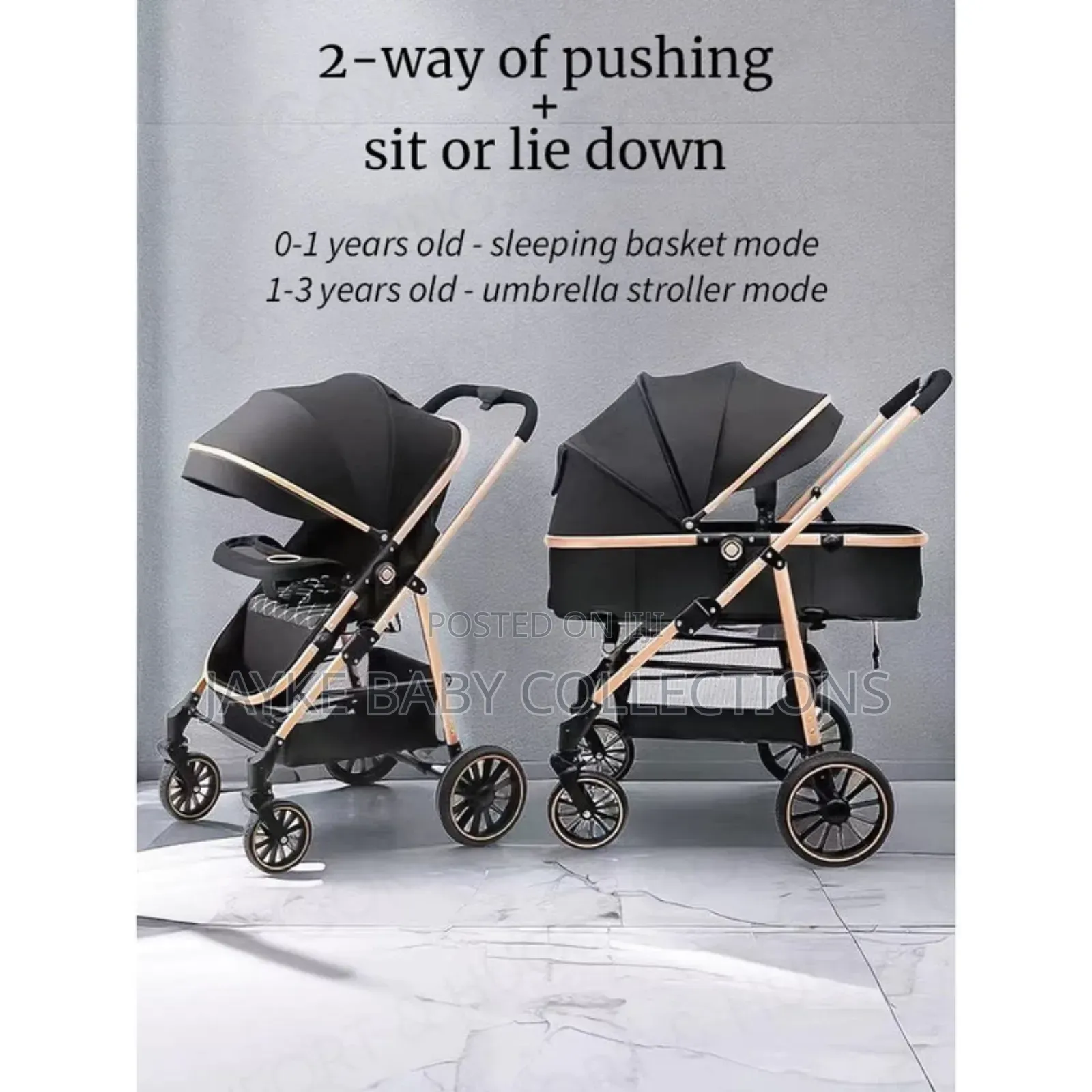 3in1 Stroller + Car Seat | Newborn to Toddler