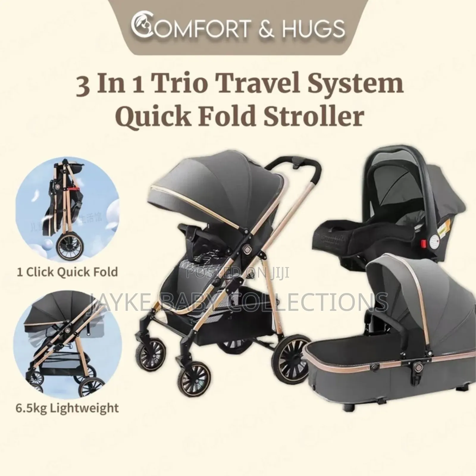 3in1 Stroller + Car Seat | Newborn to Toddler