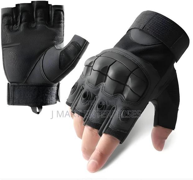 Fingerless Tactical Gloves – Men Women, - main view