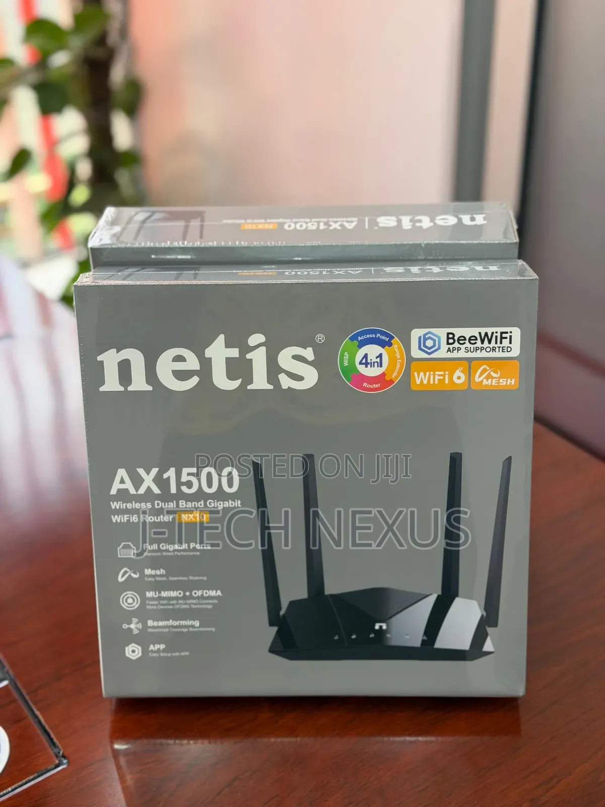 Netis Ax1500 Dual Band Gigabit Router,Wifi 6