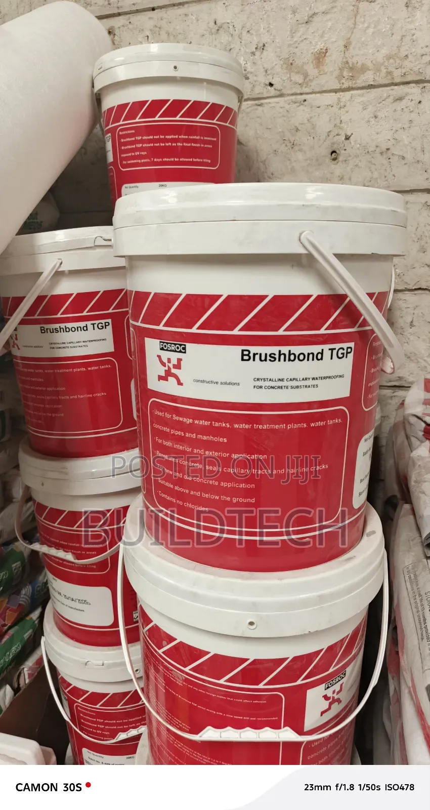 Brushbond TGP – Cement-Based Waterproof Coating