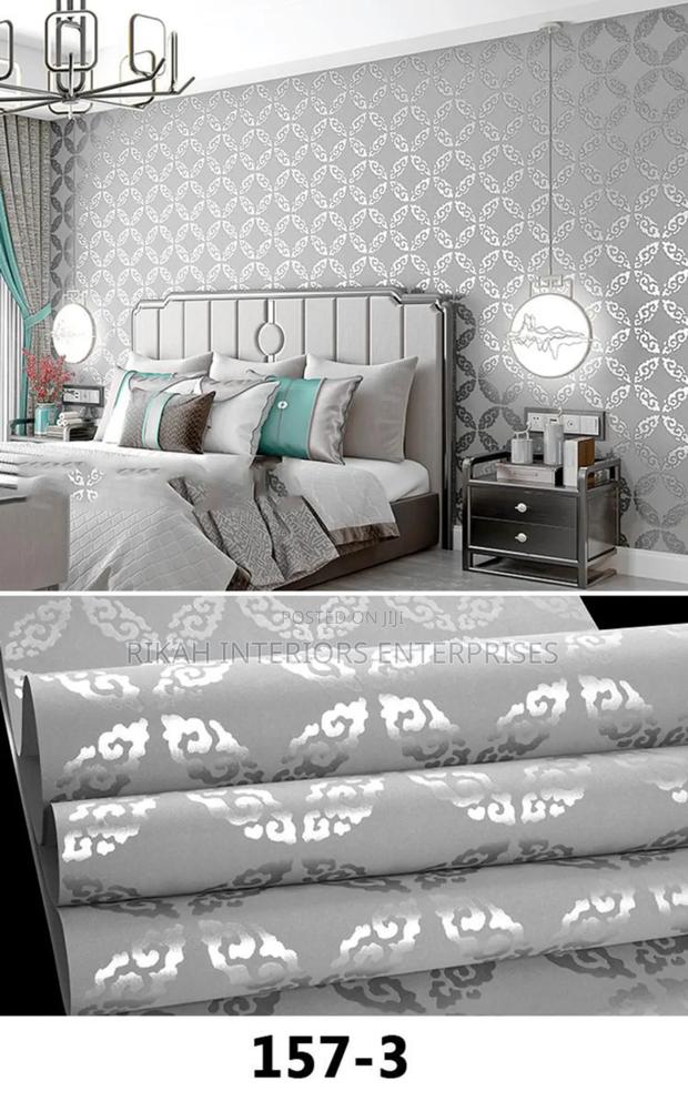 Grey With Silver Patches
