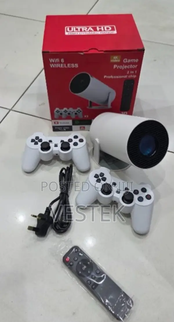 Hy300 Combo Game Projector, Professional Home Game Pad Projector