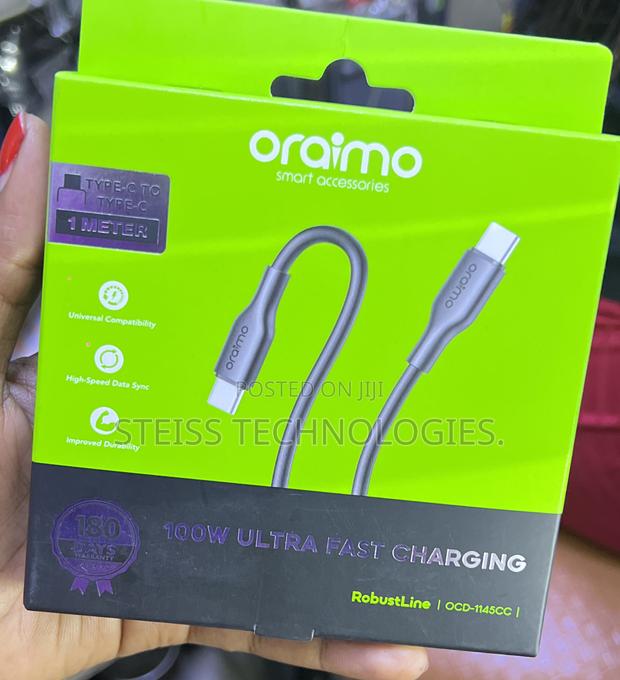 Type C to Type C Oraimo Cable - thumbnail 3