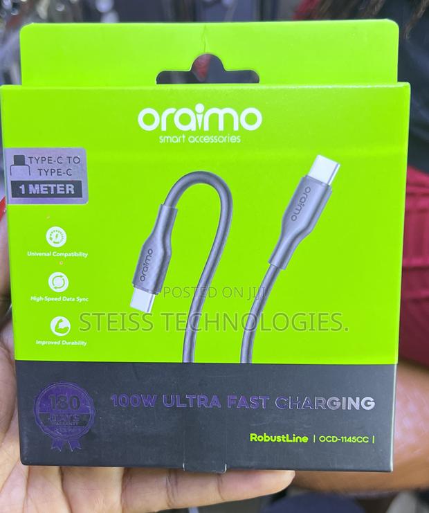 Type C to Type C Oraimo Cable - main view