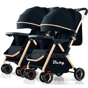 Twin Stroller Set 3–36m | One-Click Fold Shockproof - thumbnail 2