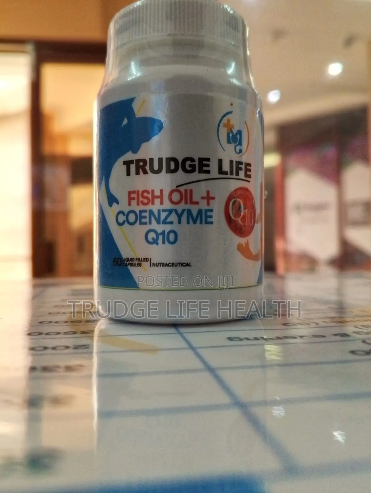 Trudge Life Advanced Omega 3 + Coenzyme Q10 "A Dietary Supplement"