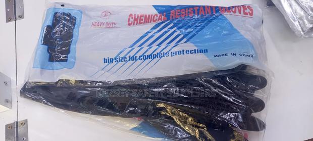 Chem Resistant Rubber Gloves 18"