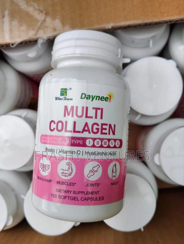 Multi Collagen Type 1 Softgel Capsules. - main view