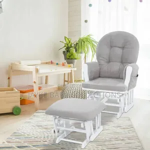 Nursing Glider Chair + Ottoman | Smooth Soothing