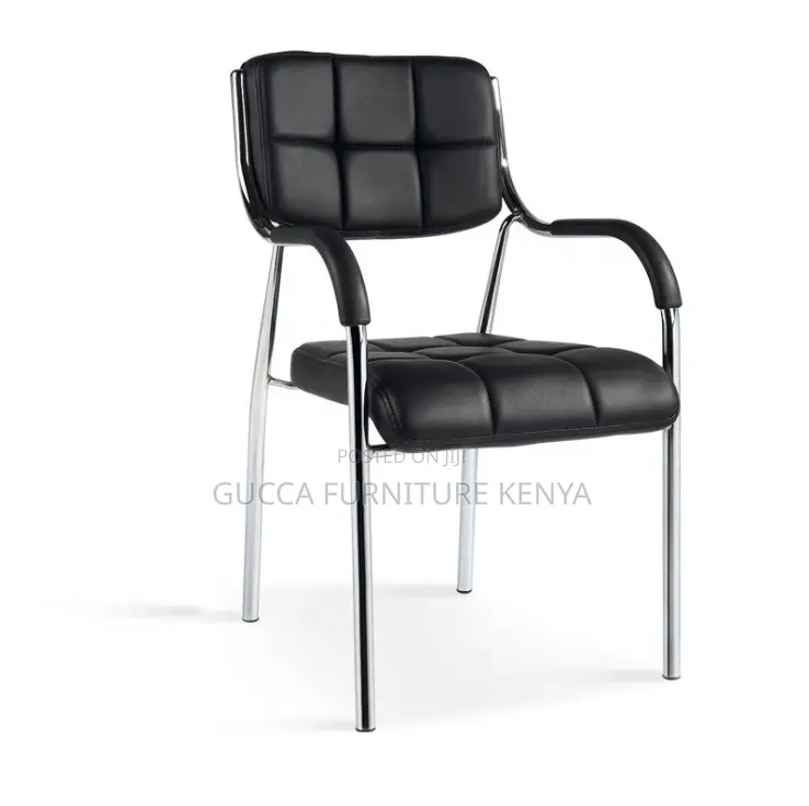 Mid Back Leather Catalina Visitor Office Chair
