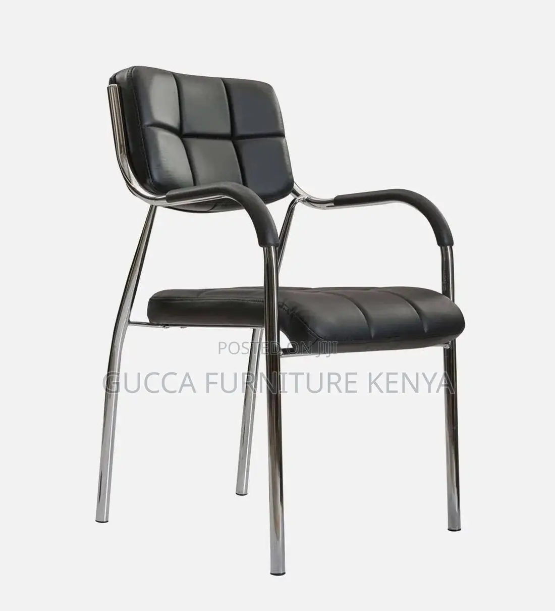 Mid Back Leather Catalina Visitor Office Chair