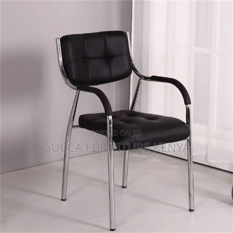 Mid Back Leather Catalina Visitor Office Chair