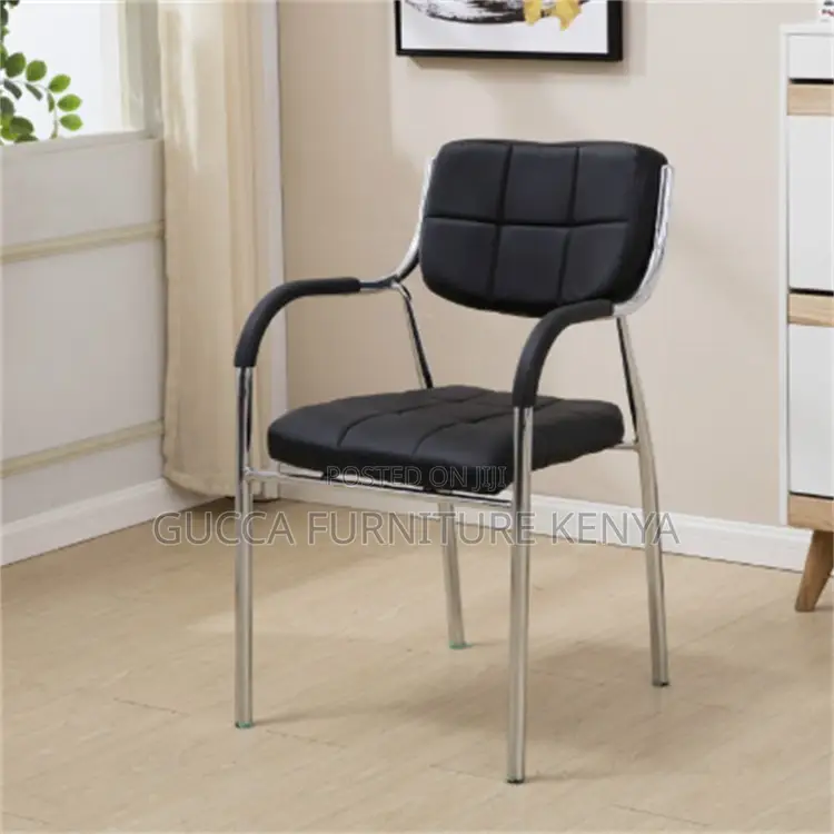 Mid Back Leather Catalina Visitor Office Chair