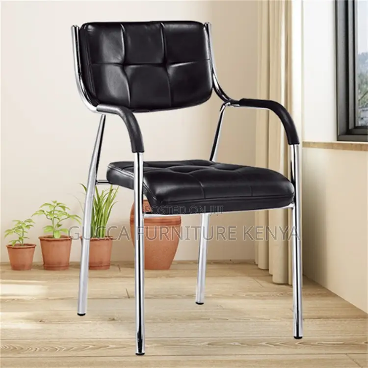 Mid Back Leather Catalina Visitor Office Chair