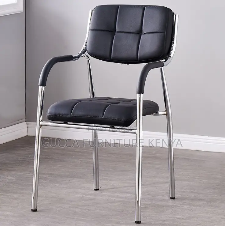 Mid Back Leather Catalina Visitor Office Chair