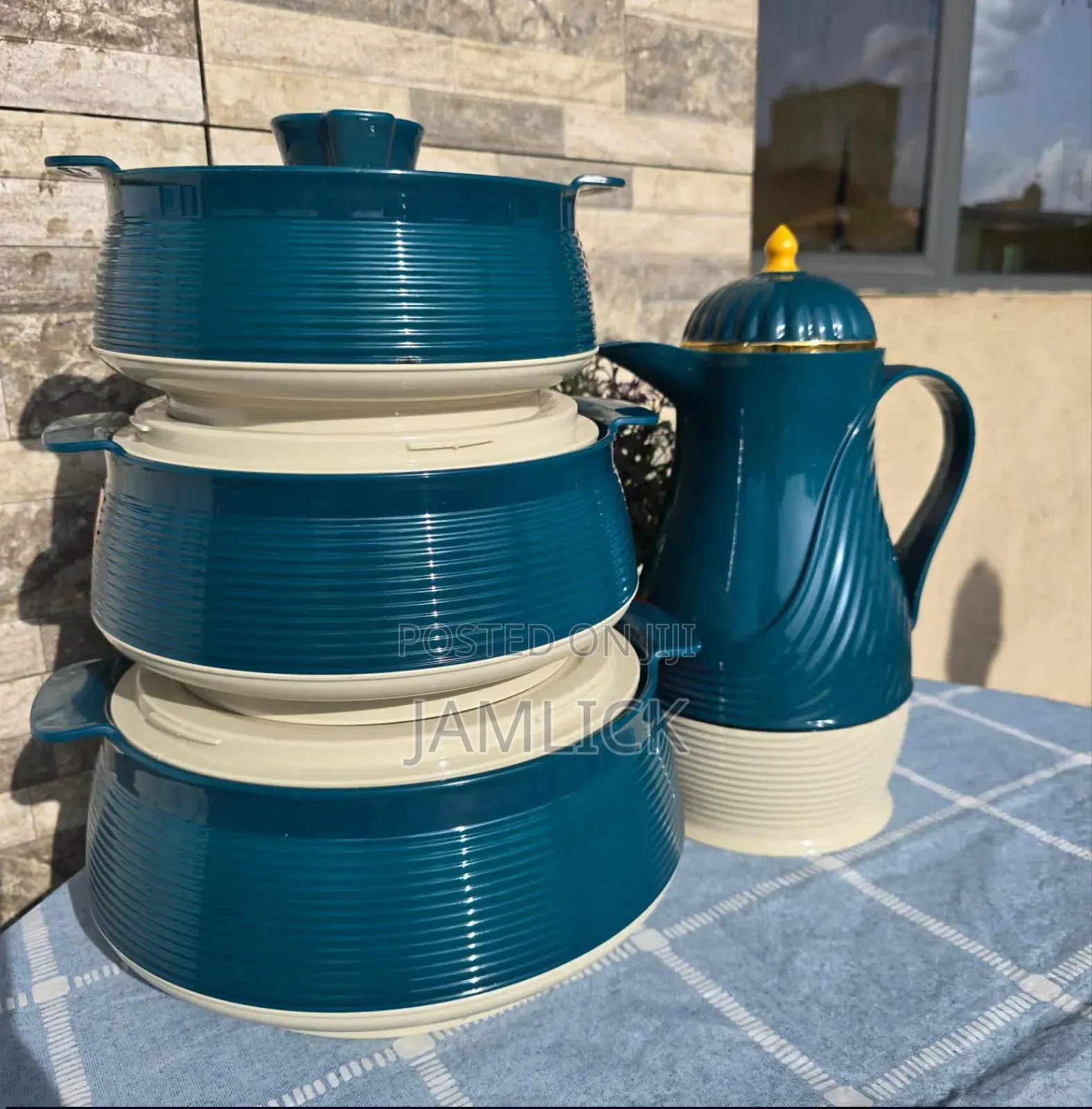 3 Hot Pots + 1 Flask Set - Jf