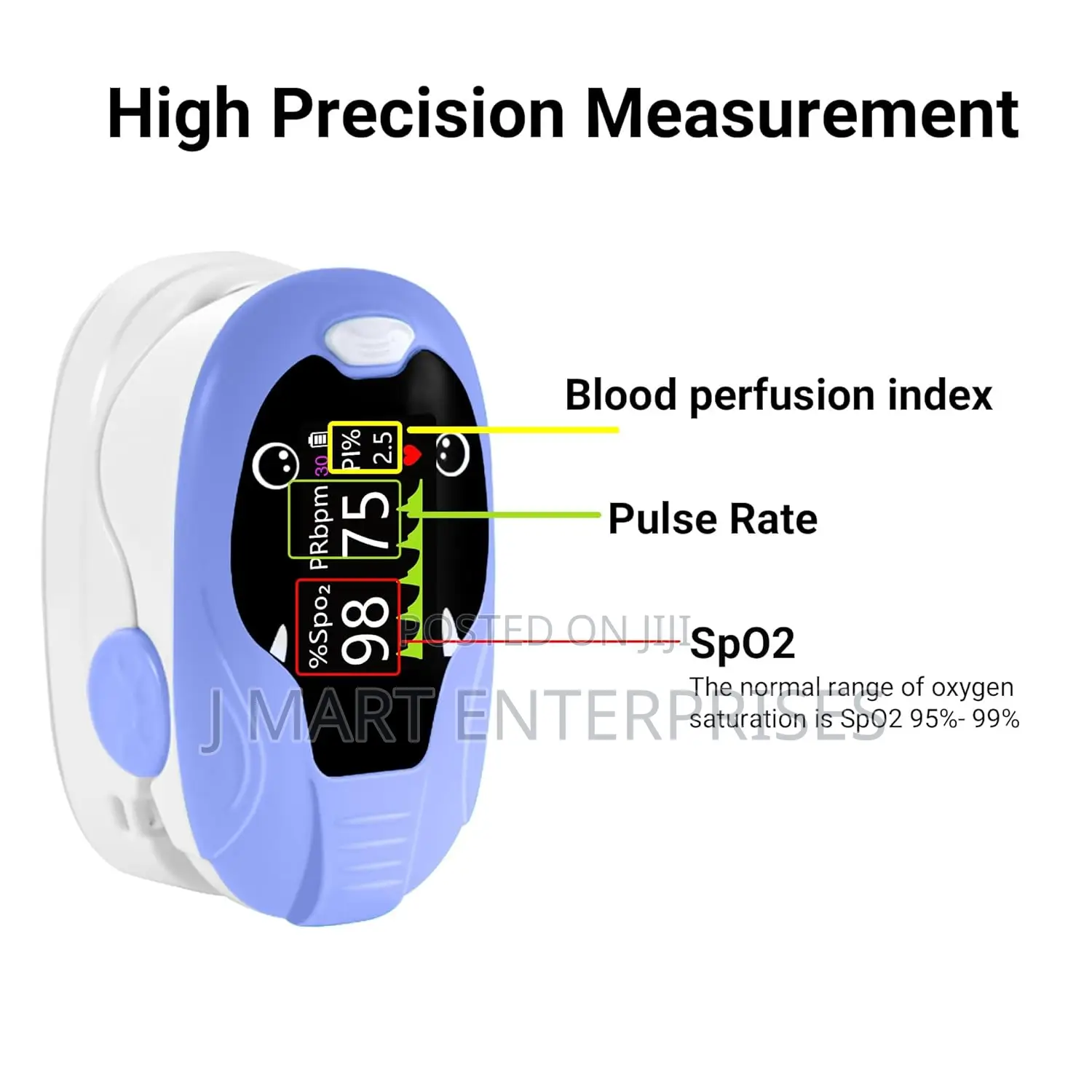 Pediatric Pulse Oximeter Fingertip