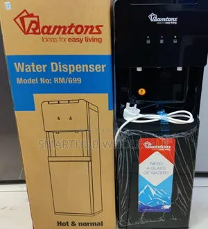 Black Ramtons Hot and Normal Standing Water Dispenser