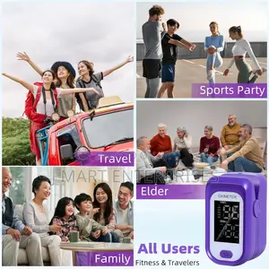 Pulse Oximeter Fingertip, Ox With Large Led