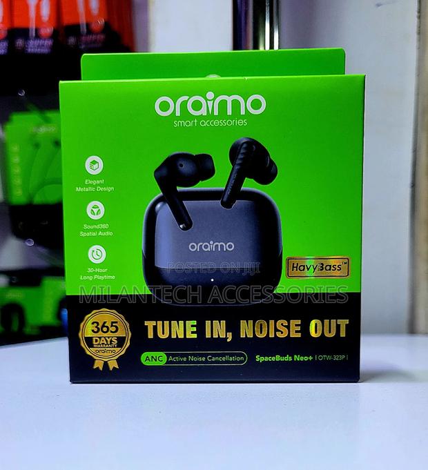 Oraimo Spacebuds Neo+ Anc Spatial Audio True Wireless Earphones - thumbnail 3