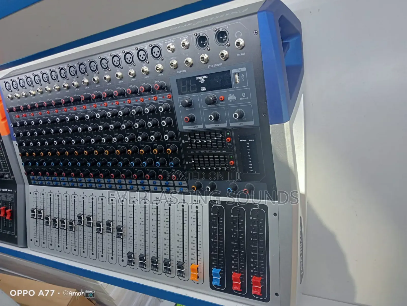 Pevpro Kv160 16-Channel Powered Sound Mixer.