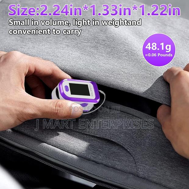 Pulse Oximetr, Oximeter With Aaa Battery Lanyard - thumbnail 3