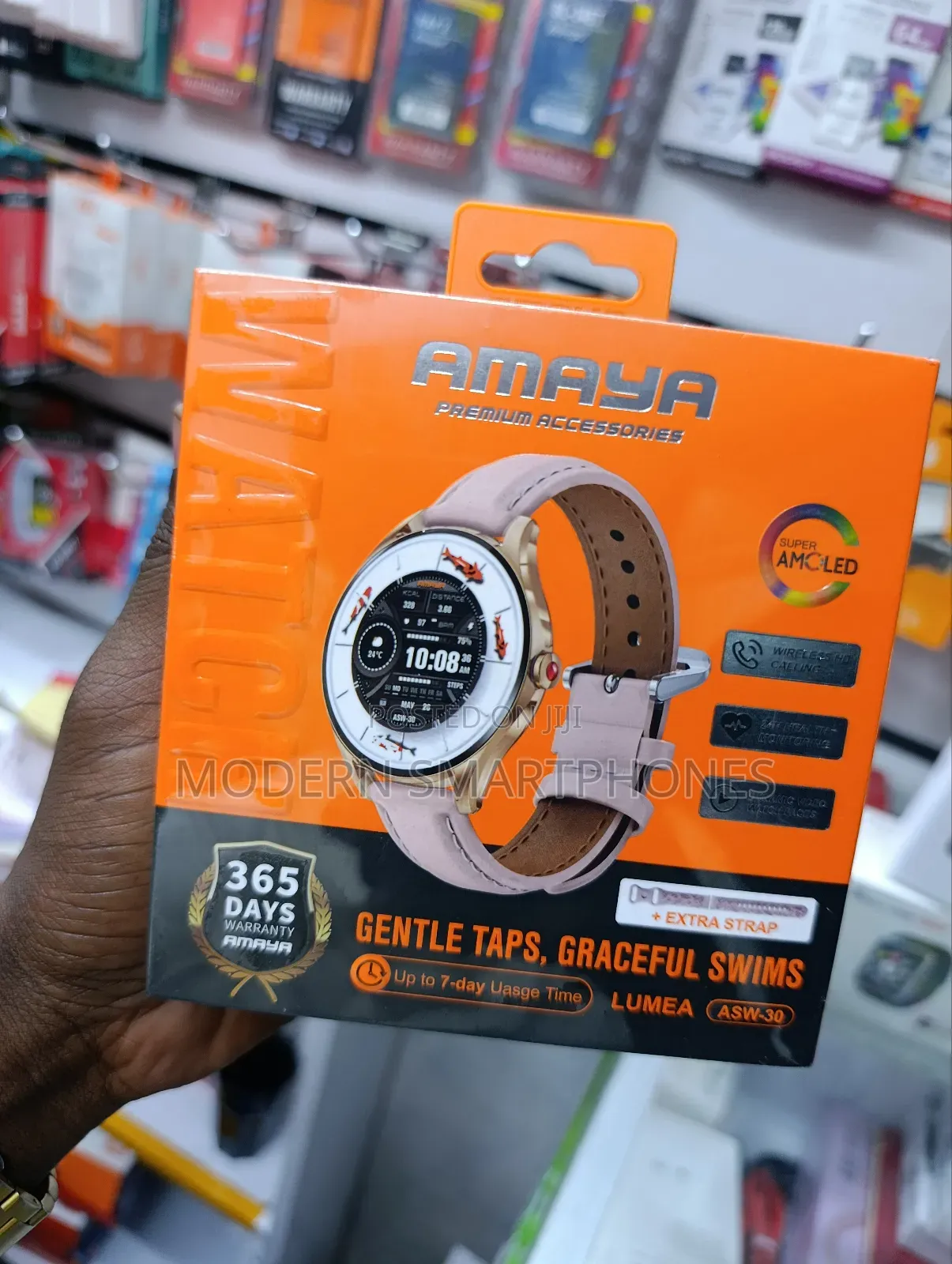 Amaya Lumea Amoles Smart Watch Asw 30 With Extra Straps  Lor Ladies