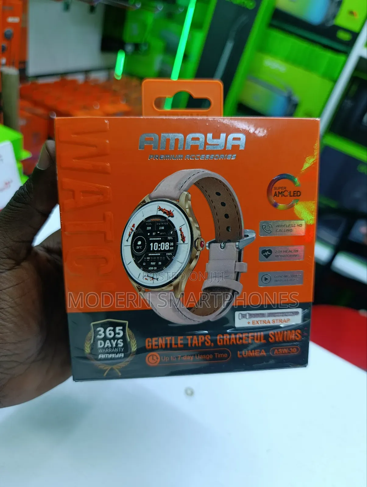 Amaya Lumea Amoles Smart Watch Asw 30 With Extra Straps  Lor Ladies