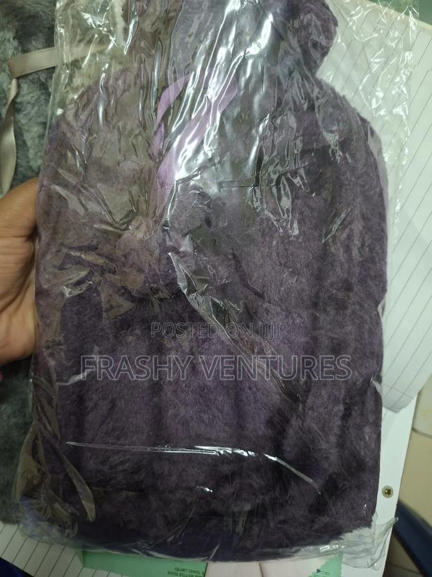 Purple Fleece Hot Water Bottle - main view