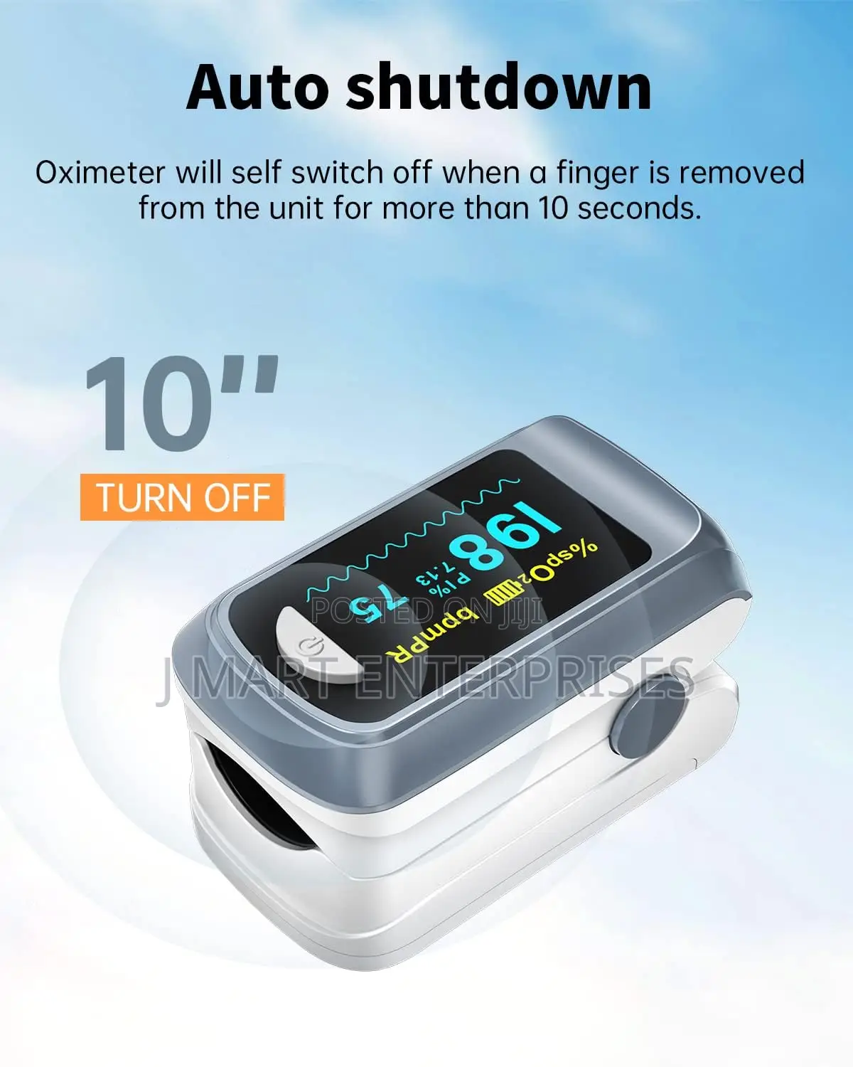 Fingertip Pulse Oximeter Blood Oxygen