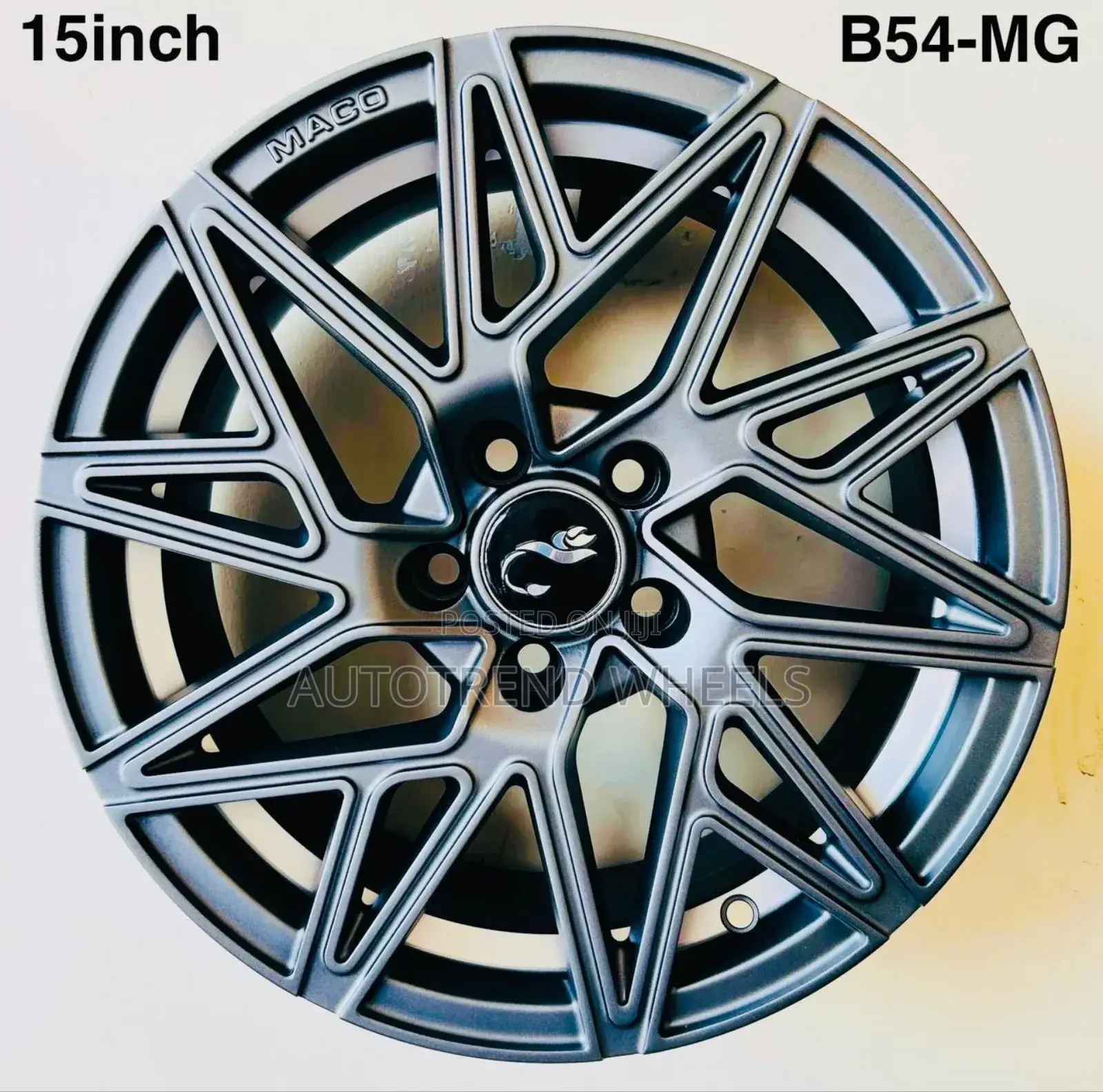 15” 5-Hole Alloy Rims – Perfect for Toyota Premio!