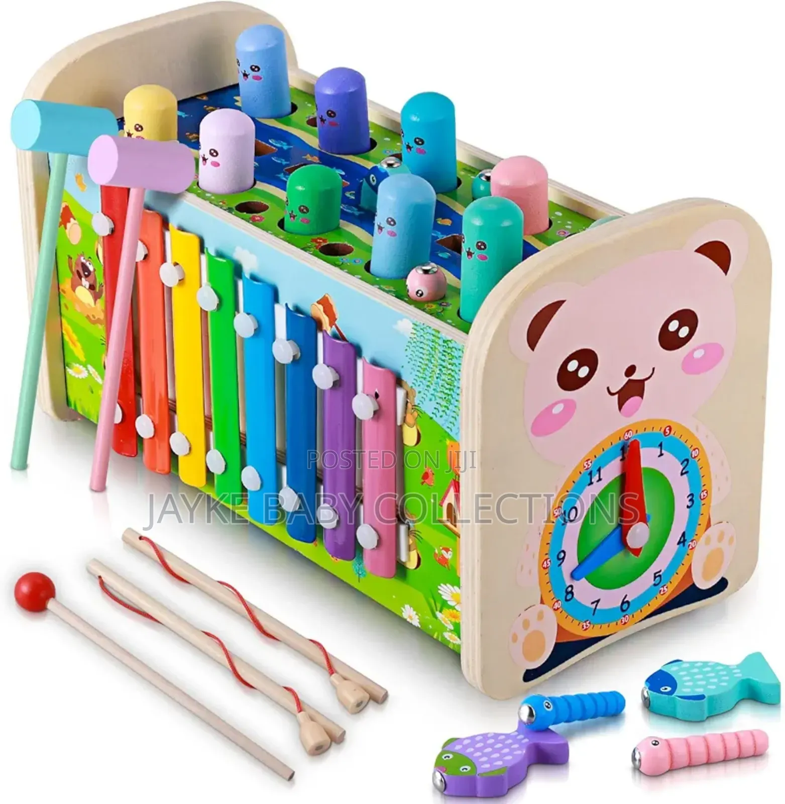 7in1 Montessori Hammer Bench | Fine Motor 1–4y