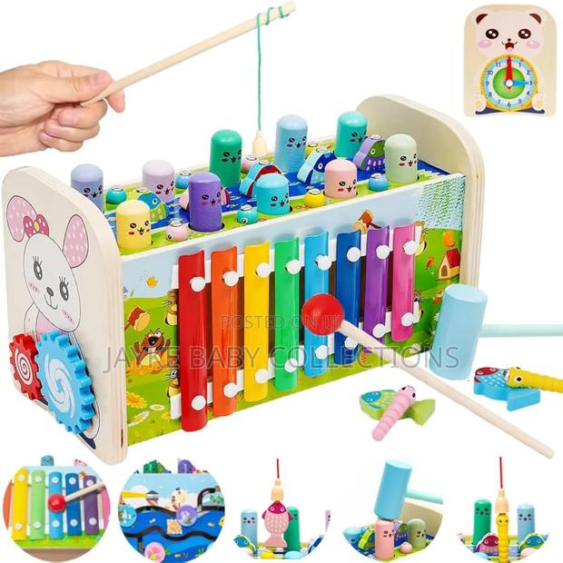 7in1 Montessori Hammer Bench | Fine Motor 1–4y - thumbnail 7