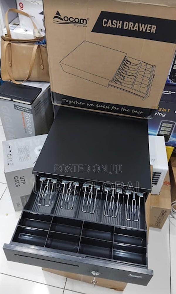 Retail Counter Cash Drawer Strong Metal Five Slot - main view