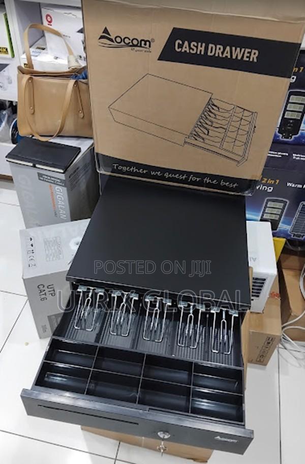 Compact Pos Cash Drawer Safe Lock Five Section