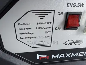Maxmech 2.5kva Petrol Generator (2.8kva Max) – Avr | 230v | Rfs-3800
