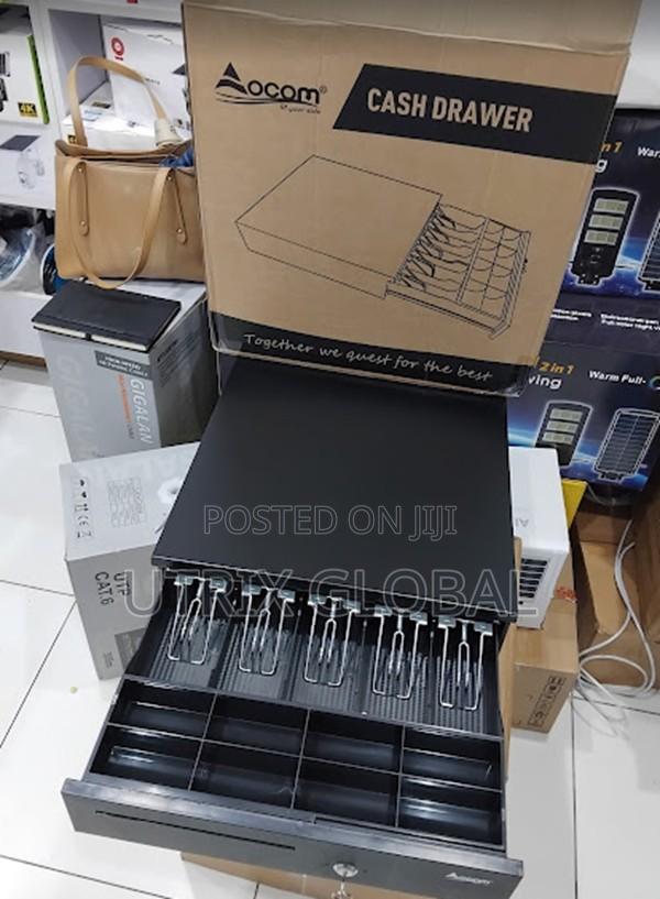 Premium Metal Cash Drawer For Pos Five Compartments