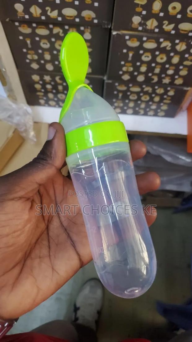 Silicone Squeeze Bottle Spoon/ Silicone Spoon Feeder - thumbnail 3