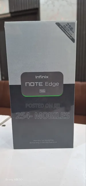 New Infinix Note Edge 256 GB Silver