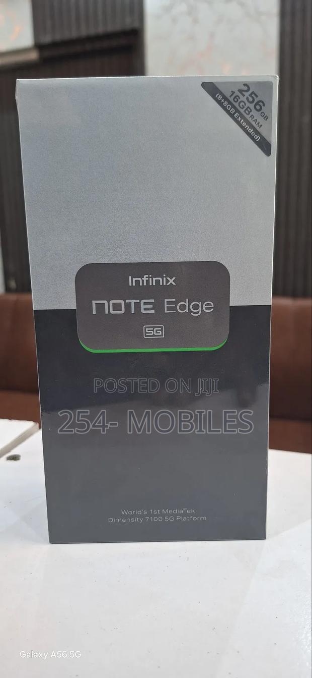 New Infinix Note Edge 256 GB Silver - thumbnail 2