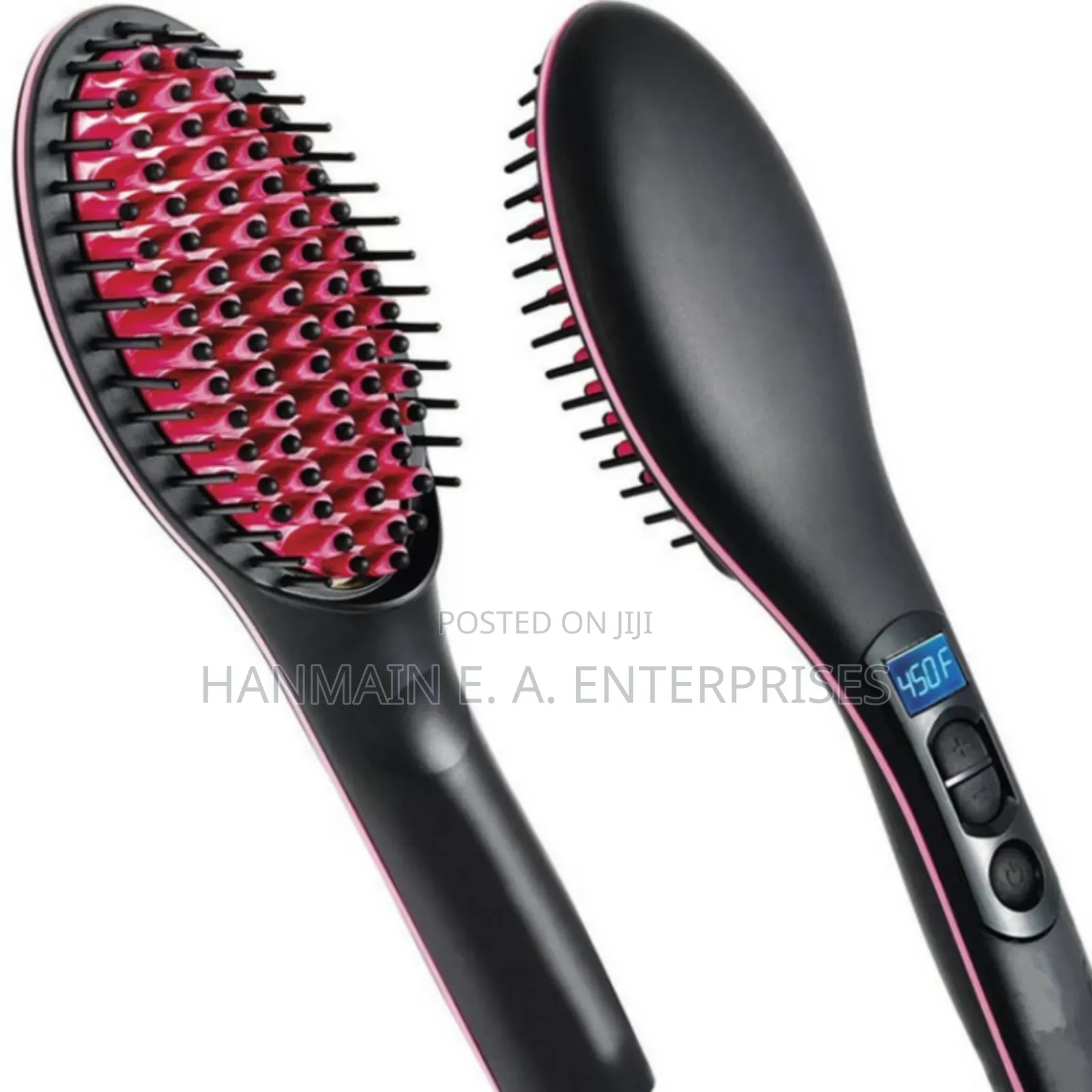 3d Ceramics Hair Brush Straightener