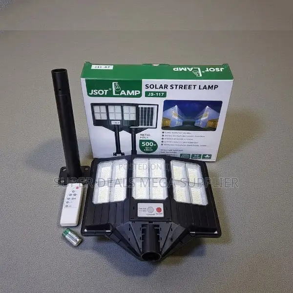 Built in Lithium Ion Battery 500w Watts Security Solar Street Light