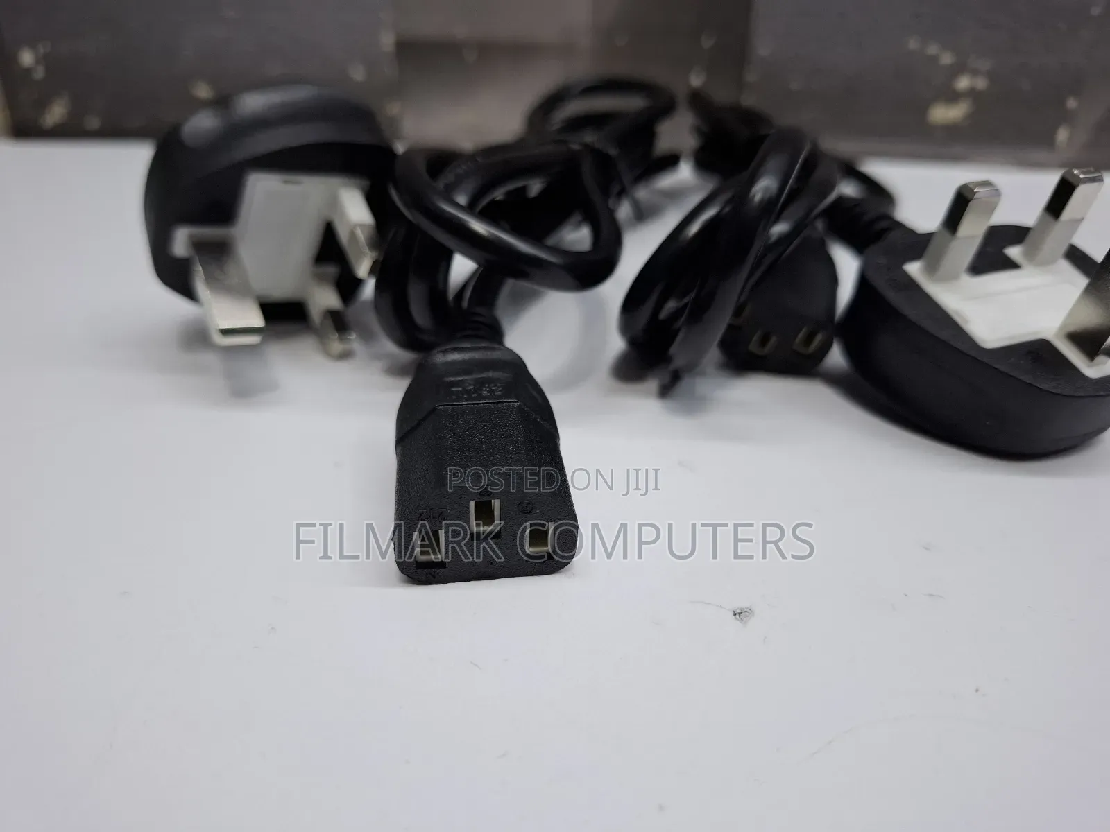 Quality White Fused Computer Desktop Cpu And Monitor Power Cable