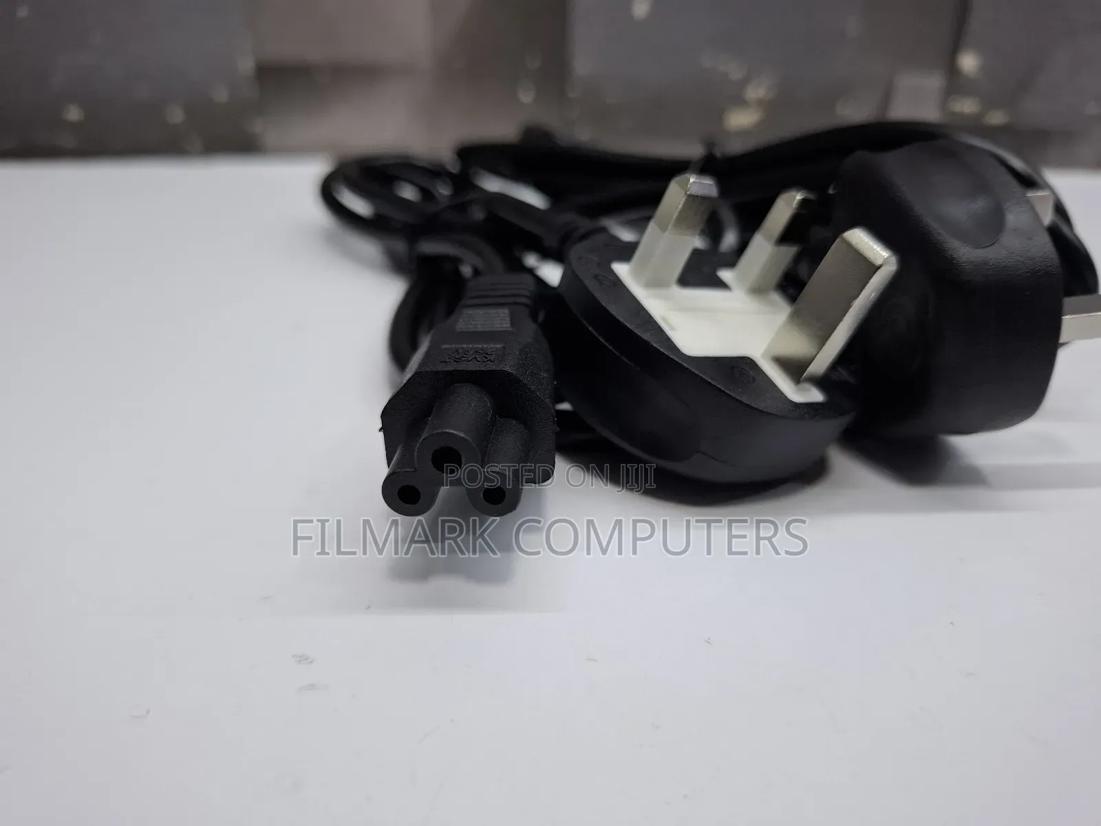 Quality White Fused Computer Desktop Cpu And Monitor Power Cable