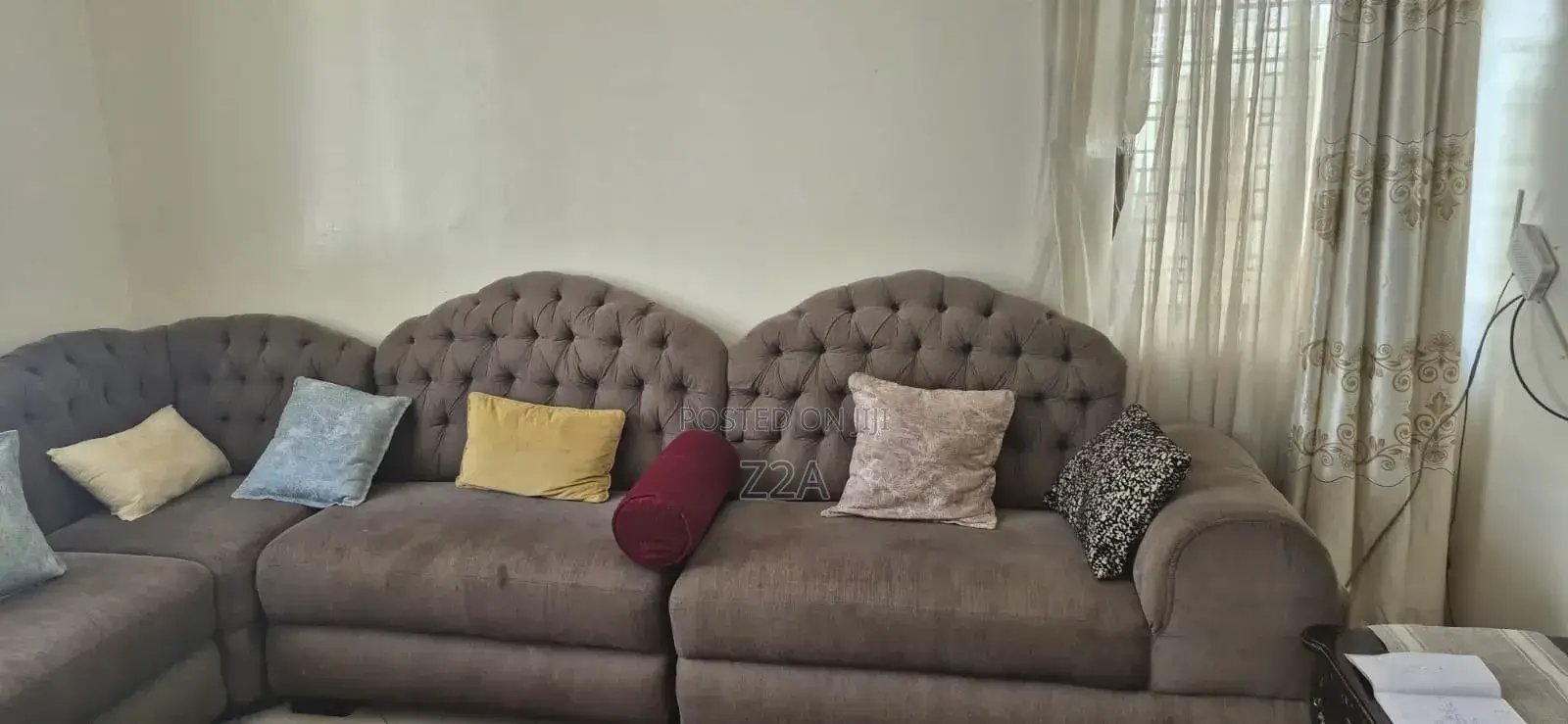 Cozy L‐Shaped Sofa — Perfect for Living Tv Rooms