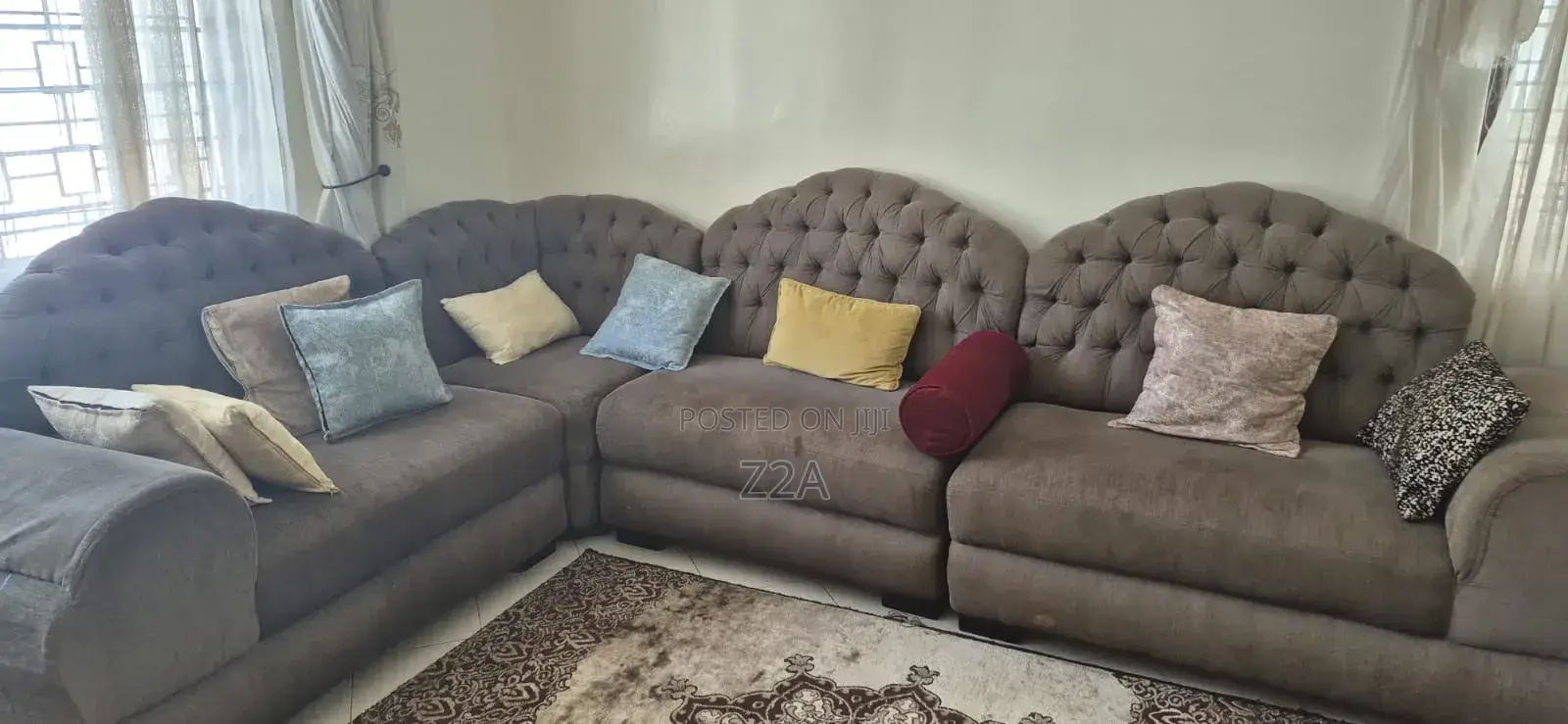 Cozy L‐Shaped Sofa — Perfect for Living Tv Rooms