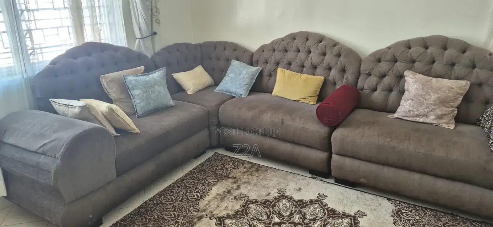 Cozy L‐Shaped Sofa — Perfect for Living Tv Rooms