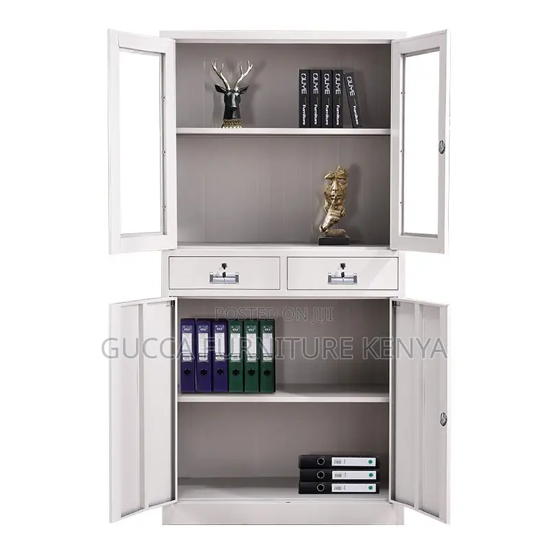 Office 2-door Filling Cabinet With 2 Drawers